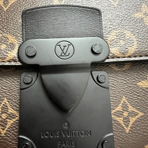 Louis Vuitton S Lock Sling Bag Macassar Monogram Canvas